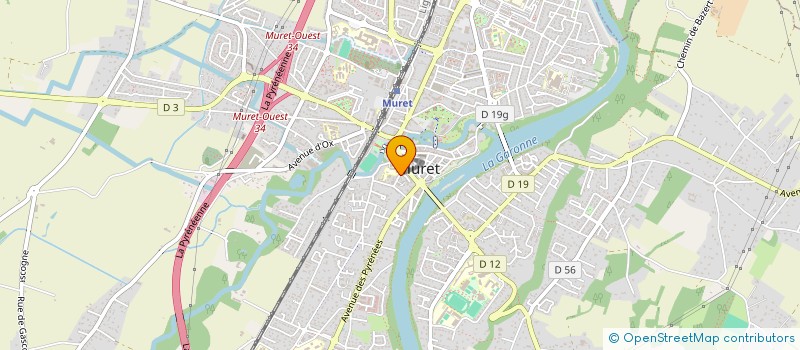 localisation de l'entreprise MADAME STEPHANIE DUVERGER  MURET