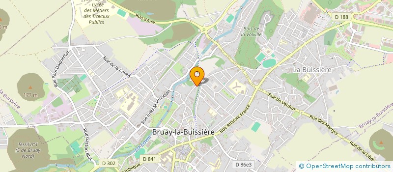 localisation de l'entreprise MADAME STEPHANIE EBERT à BRUAY-LA-BUISSIERE
