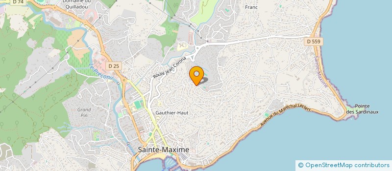 localisation de l'entreprise MADAME STEPHANIE EHRHARDT à SAINTE-MAXIME