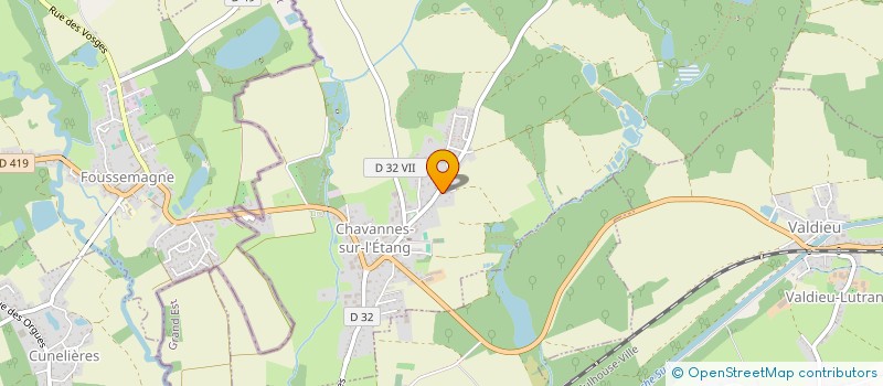 localisation de l'entreprise MADAME STEPHANIE EILER  CHAVANNES-SUR-L'ETANG