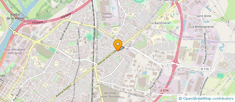 localisation de l'entreprise MADAME STEPHANIE ELEAUME  ANGERS