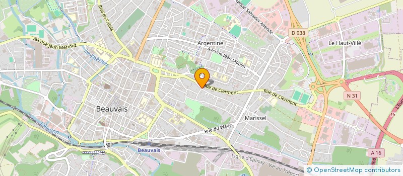 localisation de l'entreprise MADAME STEPHANIE ELIE  BEAUVAIS