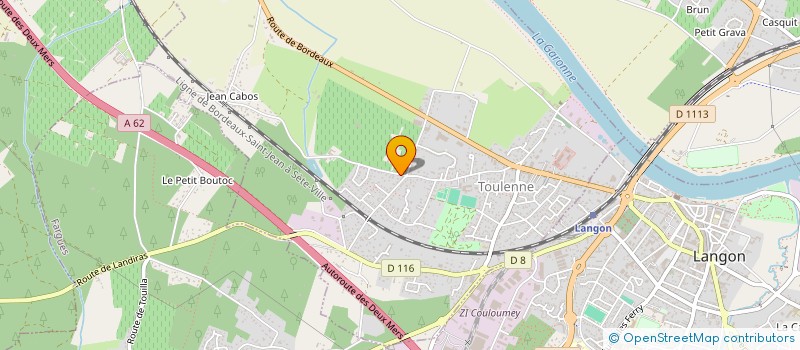 localisation de l'entreprise MADAME STEPHANIE EMAZABEL  TOULENNE