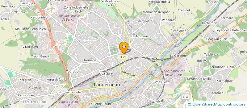 localisation de l'entreprise MADAME STEPHANIE EMILY à LANDERNEAU