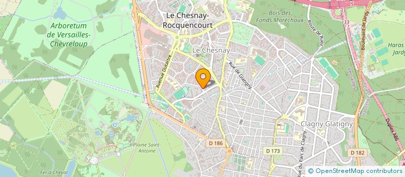 localisation de l'entreprise MADAME STEPHANIE ENGEL  LE CHESNAY-ROCQUENCOURT