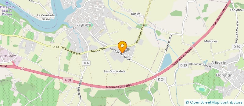 localisation de l'entreprise MADAME STEPHANIE ENJALBERT  LAGRAVE