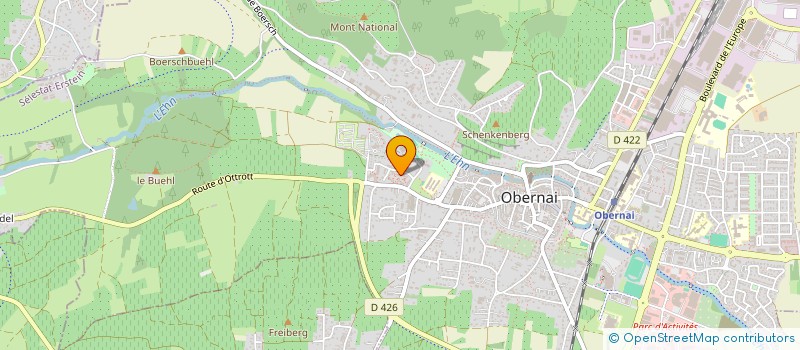 localisation de l'entreprise MADAME STEPHANIE ERHARD  OBERNAI