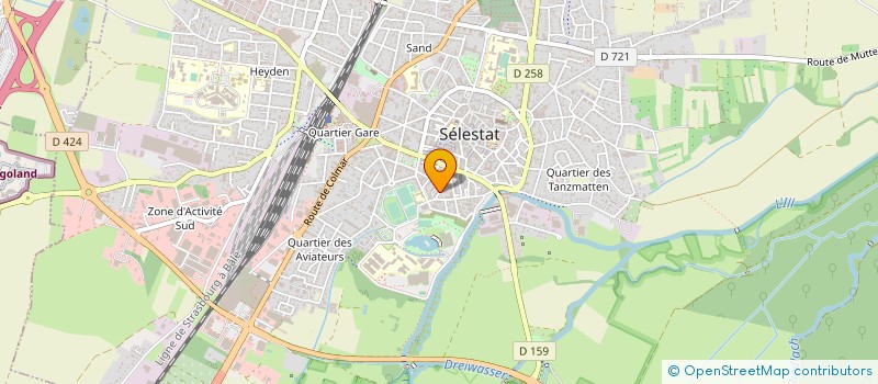 localisation de l'entreprise MADAME STEPHANIE ERNST à SELESTAT