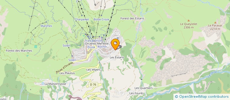 localisation de l'entreprise MADAME STEPHANIE ESCALLIER  ORCIERES