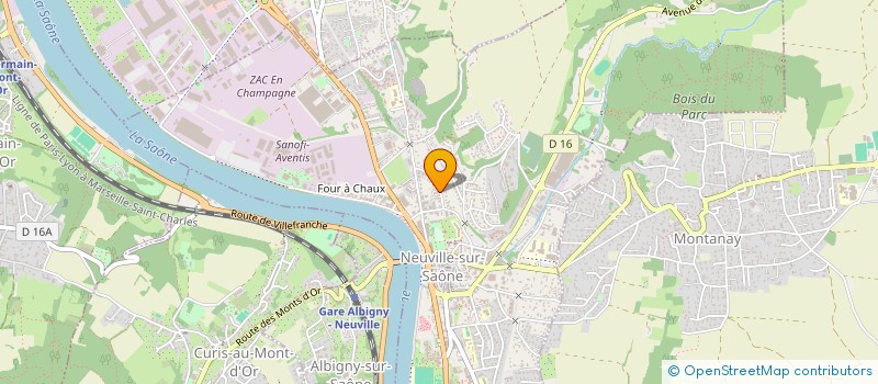 localisation de l'entreprise MADAME STEPHANIE ESCOBAR  NEUVILLE-SUR-SAONE