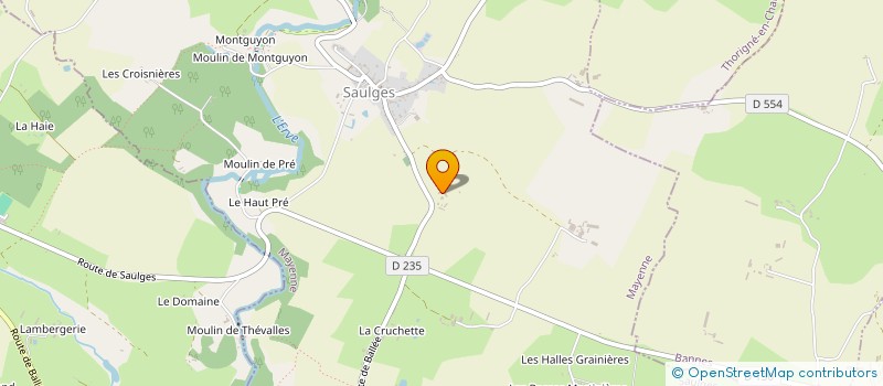 localisation de l'entreprise MADAME STEPHANIE ESNAULT  SAULGES