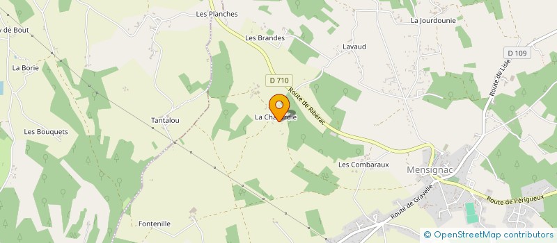 localisation de l'entreprise MADAME STEPHANIE ETOURNEAUD à MENSIGNAC
