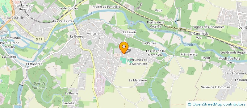 localisation de l'entreprise MADAME STEPHANIE EUDIER  AUZOUER-EN-TOURAINE
