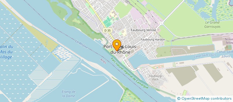 localisation de l'entreprise MADAME STEPHANIE FABRE à PORT-SAINT-LOUIS-DU-RHONE