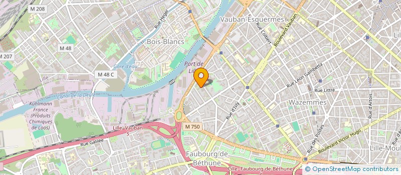 localisation de l'entreprise MADAME STEPHANIE FACE à LILLE