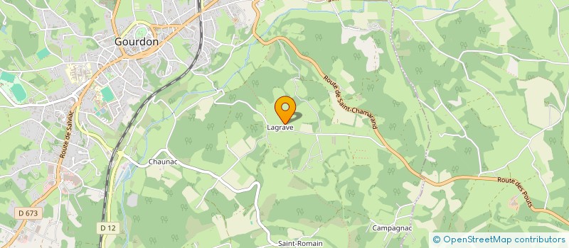 localisation de l'entreprise MADAME STEPHANIE FAJOLLES  GOURDON