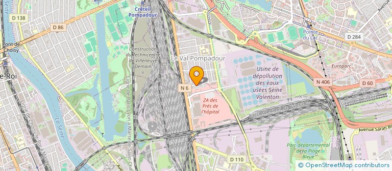 localisation de l'entreprise MADAME STEPHANIE FALCK  VILLENEUVE-SAINT-GEORGES