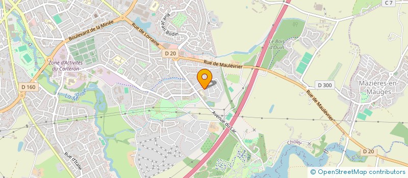 localisation de l'entreprise MADAME STEPHANIE FALLONE  CHOLET