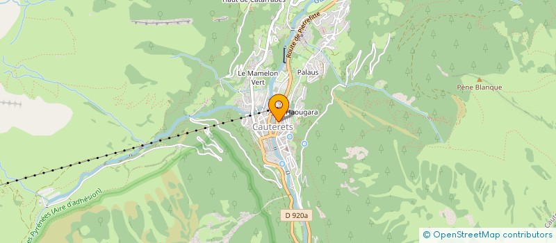 localisation de l'entreprise MADAME STEPHANIE FANLOU à CAUTERETS