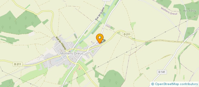 localisation de l'entreprise MADAME STEPHANIE FARCY  MOLLIENS-DREUIL