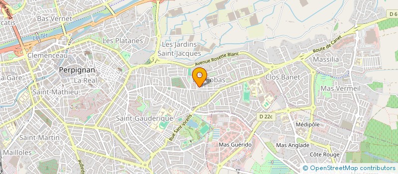 localisation de l'entreprise MADAME STEPHANIE FARRE  PERPIGNAN