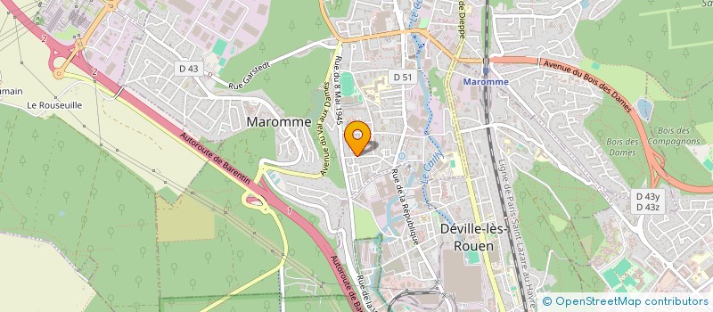 localisation de l'entreprise MADAME STEPHANIE FAUVEL  MAROMME