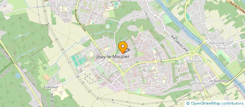 localisation de l'entreprise MADAME STEPHANIE FAUVET  JOUY-LE-MOUTIER