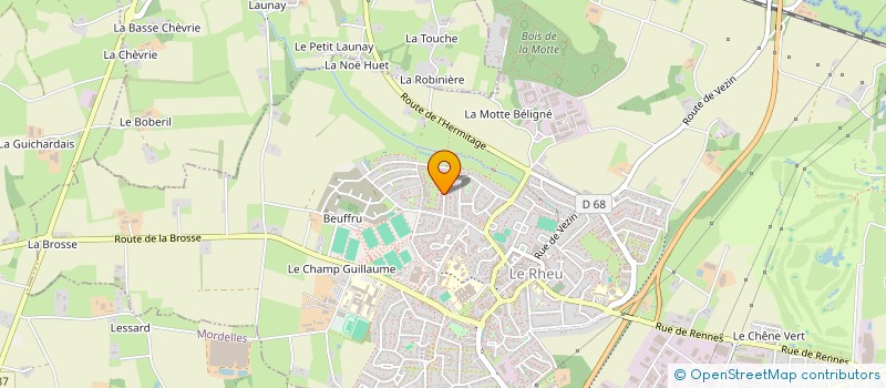 localisation de l'entreprise MADAME STEPHANIE FELVIA  LE RHEU