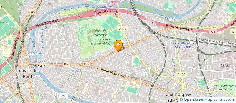 localisation de l'entreprise MADAME STEPHANIE FERAT à CHAMPIGNY-SUR-MARNE