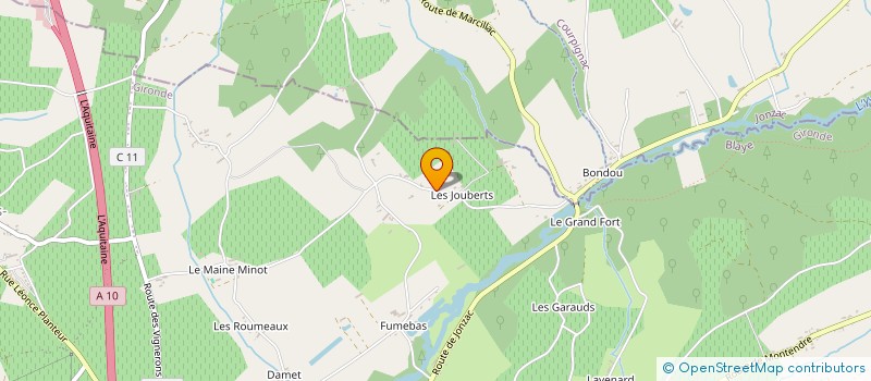 localisation de l'entreprise MADAME STEPHANIE FERIGNAC  VAL-DE-LIVENNE