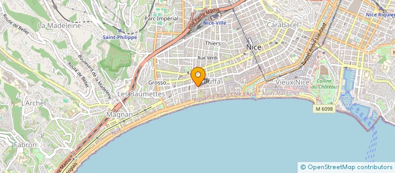 localisation de l'entreprise MADAME STEPHANIE FERNANDEZ  NICE