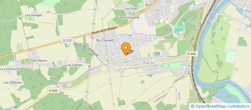 localisation de l'entreprise MADAME STEPHANIE FERRAND à PARON