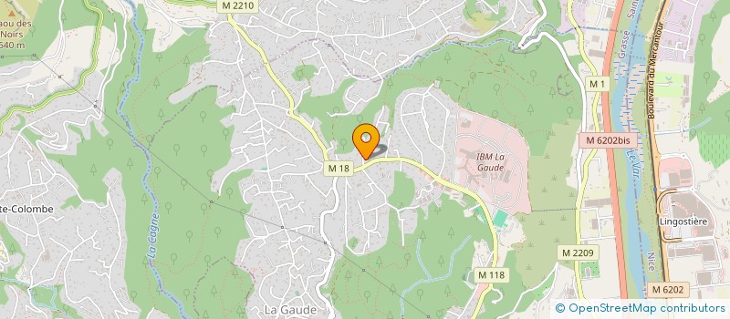 localisation de l'entreprise MADAME STEPHANIE FERRARA  LA GAUDE