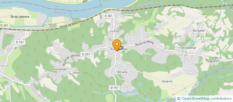 localisation de l'entreprise MADAME STEPHANIE FERREIRA GONCALVES  URCUIT