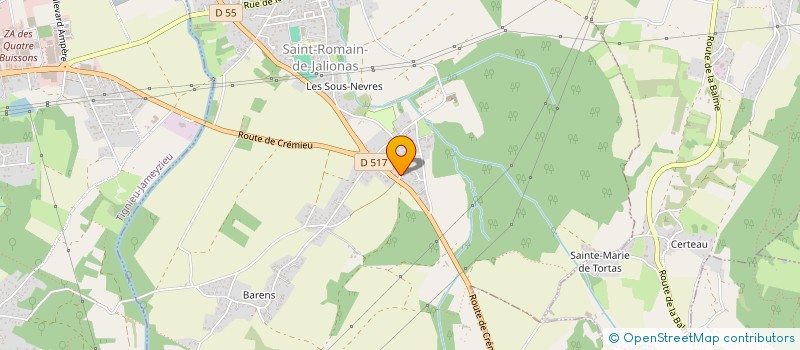 localisation de l'entreprise MADAME STEPHANIE FERREIRO  SAINT-ROMAIN-DE-JALIONAS