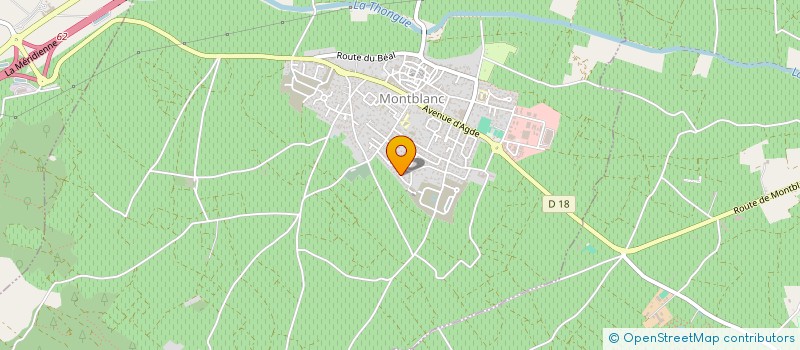 localisation de l'entreprise MADAME STEPHANIE FERRERI  MONTBLANC