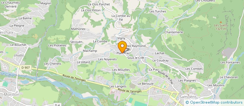 localisation de l'entreprise MADAME STEPHANIE FERRERO  SAMOENS