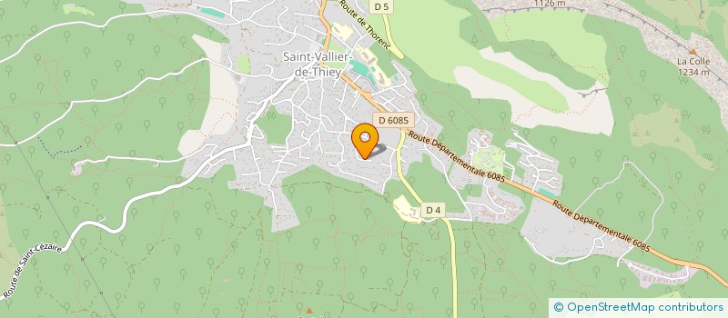 localisation de l'entreprise MADAME STEPHANIE FERY  SAINT-VALLIER-DE-THIEY