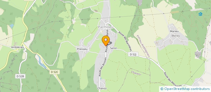 localisation de l'entreprise MADAME STEPHANIE FEUGIER  PORCIEU-AMBLAGNIEU