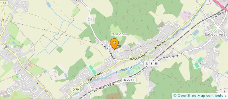 localisation de l'entreprise MADAME STEPHANIE FEVRIER  LAPUGNOY