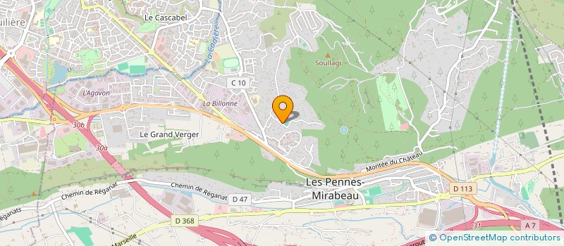 localisation de l'entreprise MADAME STEPHANIE FILIMON à LES PENNES-MIRABEAU