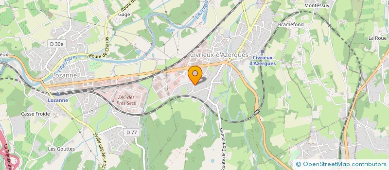 localisation de l'entreprise MADAME STEPHANIE FITO  CIVRIEUX-D'AZERGUES