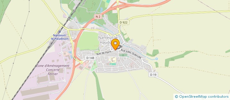 localisation de l'entreprise MADAME STEPHANIE FLEURY  NANTEUIL-LE-HAUDOUIN