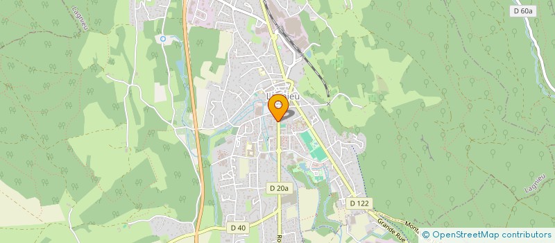 localisation de l'entreprise MADAME STEPHANIE FODERE  LAGNIEU