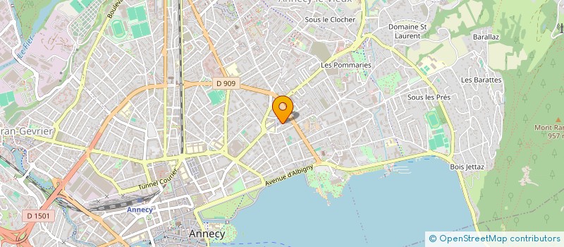 localisation de l'entreprise MADAME STEPHANIE FONTAINE à ANNECY