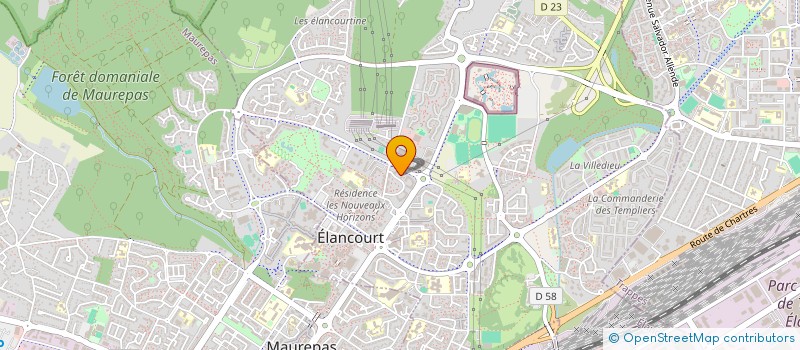 localisation de l'entreprise MADAME STEPHANIE FONTAINE  ELANCOURT