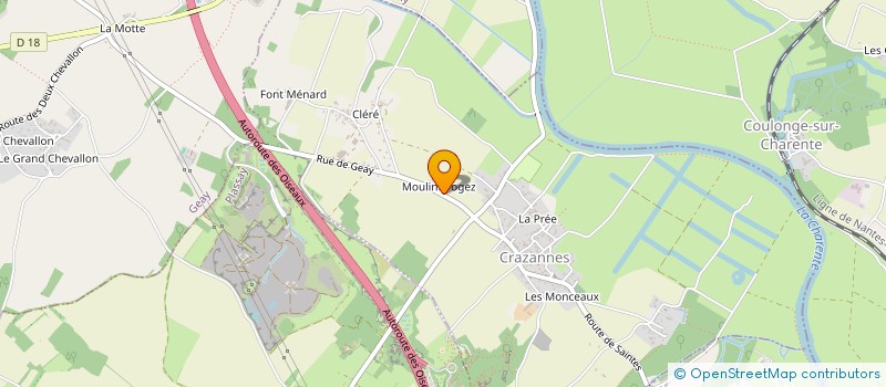 localisation de l'entreprise MADAME STEPHANIE FONTENOY  CRAZANNES