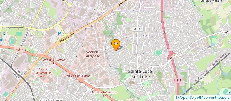 localisation de l'entreprise MADAME STEPHANIE FORTECOIFFE à SAINTE-LUCE-SUR-LOIRE