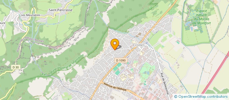 localisation de l'entreprise MADAME STEPHANIE FOSSATI  CROLLES