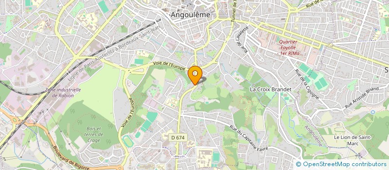 localisation de l'entreprise MADAME STEPHANIE FOSSIER à ANGOULEME